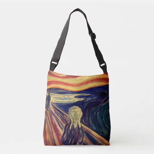 Dames Canvas tas met Munch's The Scream (Voorkant)