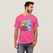 Dames Care Bears Grumpy Bear Bearly Awake Koffie T-shirt (Voorkant volledig)