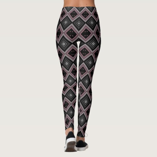 Dames Casual Leggings met sterren (Achterkant)