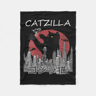 Dames Catzilla Kat Geschenk Voor Schattige Kattenl Fleece Deken