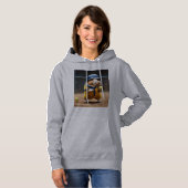 Dames Cavia Softbal Superster, Trui Hoodie (Voorkant volledig)
