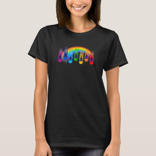 Dames Chakra Groen Yoga T-shirt (Voorkant)