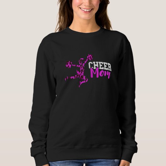 Dames Cheerleading Luipaard Cheer Moeder Dame Chee Trui (Voorkant)