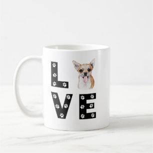 Dames Chihuahua Hond Puppy Liefde Cadeau , chihuah Koffiemok