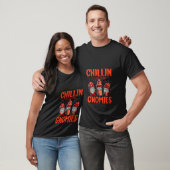 Dames Chillin Met Mijn Gnomies Dames Drie Kerstmis T-shirt (Unisex)