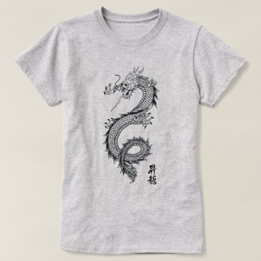 Dames Chinese dragon T-Shirt (Design voorkant)