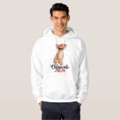 Dames Chiweenie Hond Chiweenie Moeder Hoodie (Voorkant volledig)