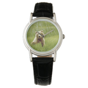 Dames Classic Zwart Horloge met lederen bandje