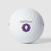 Dames Classy Queen of Golf Golfballen (Voorkant)