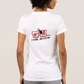Dames CoHost 300 T met Logo achterzijde T-shirt (Achterkant)
