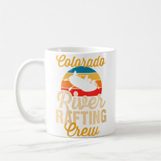 Dames Colorado River Rafting Bemanning Funny White Koffiemok
