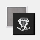 Dames Cool En Clic De Vader Van De Bruidegom Trouw Magneet (Voorkant / Achterkant)