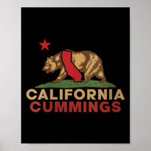 Dames Cummings California Vintage Beer Retro Poster