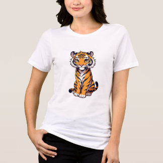 Dames Cute Tijger T-shirt