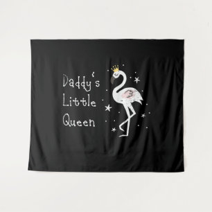 Dames Daddys Little Queen Schattige Flamingo Wandkleed