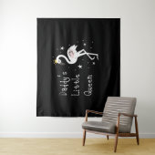 Dames Daddys Little Queen Schattige Flamingo Wandkleed (In situ)