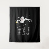 Dames Daddys Little Queen Schattige Flamingo Wandkleed (Voorkant)