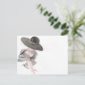 Dames dag briefkaart (Staand voorkant)