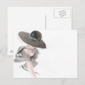 Dames dag briefkaart (Voorkant / Achterkant)