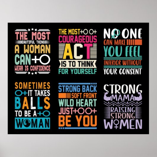 Dames Dag T-shirt Design Poster