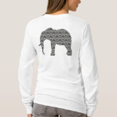 Dame's Damask Elephant Pattern Top (Achterkant)