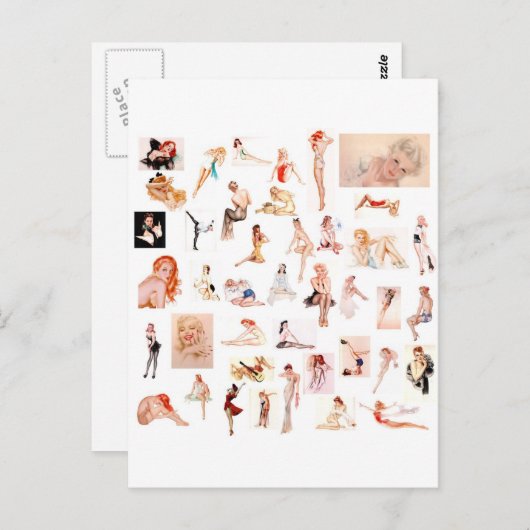 Dames dames, dames! briefkaart (Voorkant / Achterkant)