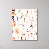 Dames dames, dames! canvas afdruk (Voorkant)