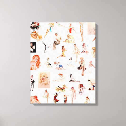 Dames dames, dames! canvas afdruk (Voorkant)