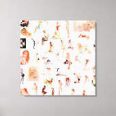 Dames dames, dames! canvas afdruk (Voorkant)