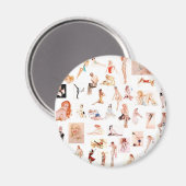 Dames dames, dames! magneet (Voorkant / Achterkant)