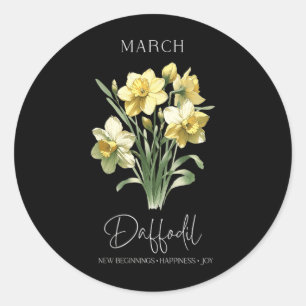 Dames Dames Positieve Citaat Bloem Verjaardag Ronde Sticker