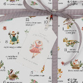 Dames dansen | 12 dagen kerstvakantie cadeaulabel