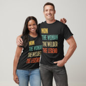 Dames De Moeder De Vrouw De Lasser De Legende T-shirt (Unisex)