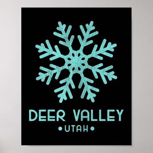 Dames Deer Valley Utah Skien Poster (Voorkant)