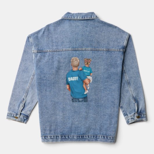 Dames denimjasje (spijkerjasje) denim jacket (Achterkant)