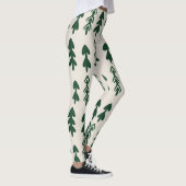 Dames denneboompatroon modeleggingen leggings (Rechts)