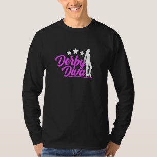 Dames Derby Diva Roller Derby T-shirt