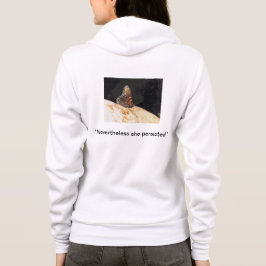Dames desondanks hield ze Zip Hoodie vol