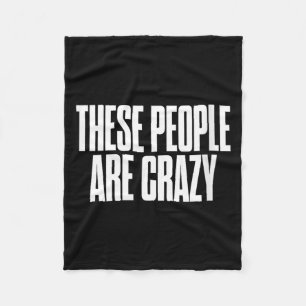 Dames Deze Mensen Zijn Grappig Sarcasme Fleece Deken