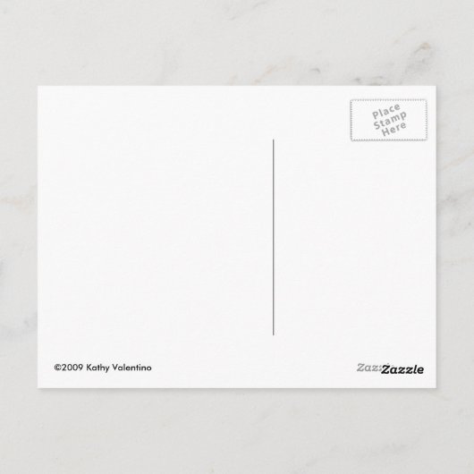 Dames die Briefkaart overlopen (Achterkant)