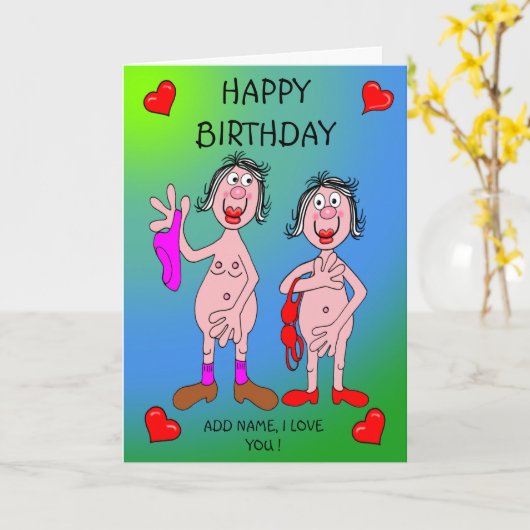 Dames die een gelukkige verjaardag wensen kaart (Gele Bloem)