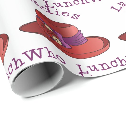 Dames die Lunch Cadeaupapier (Rol Hoek)