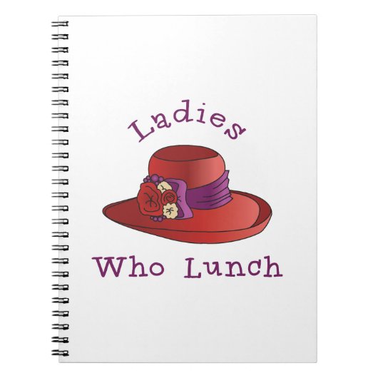 Dames die Lunch Notitieboek (Voorkant)