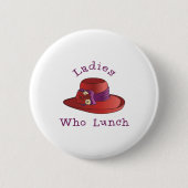 Dames die Lunch Ronde Button 5,7 Cm (Voorkant)