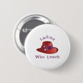 Dames die Lunch Ronde Button 5,7 Cm (Voorkant /achterkant)
