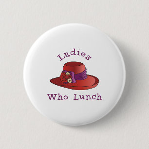 Dames die Lunch Ronde Button 5,7 Cm