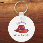 Dames die Lunch Sleutelhanger (Voorkant)