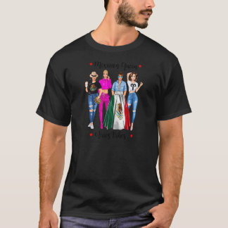 Dames Dierenriem Mexicaanse Koningin Ram Vibe Gebo T-shirt
