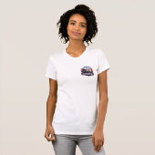 Dames District T-shirt met pasvorm (Voorkant volledig)