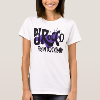 Dames DJ Rocco From Rockland Logo Zwart  T-shirt